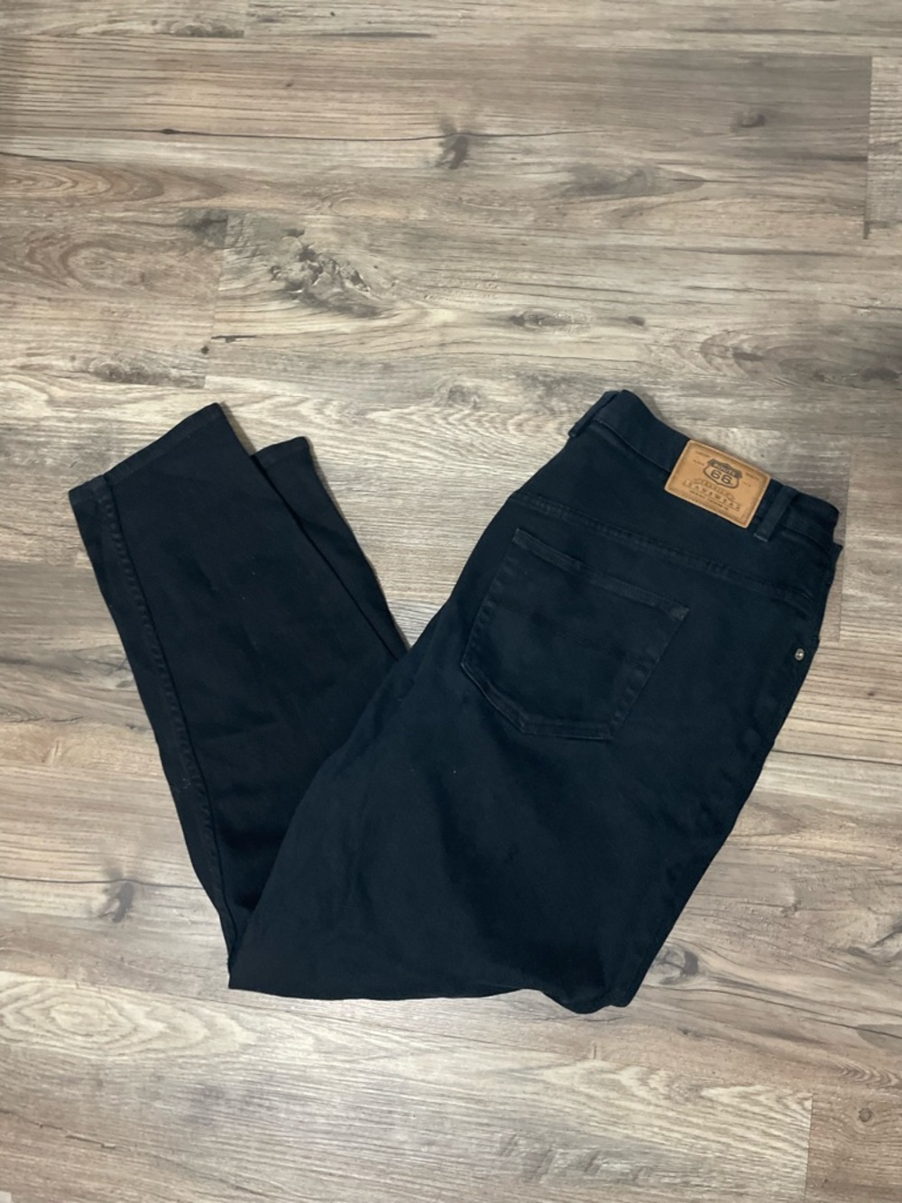 Women Route 66 Black Straight Men’s Jeans